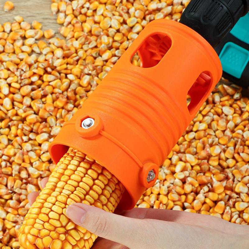 Corn Sheller Machine - استخدام قشر الذرة مع مثقاب كهربائي