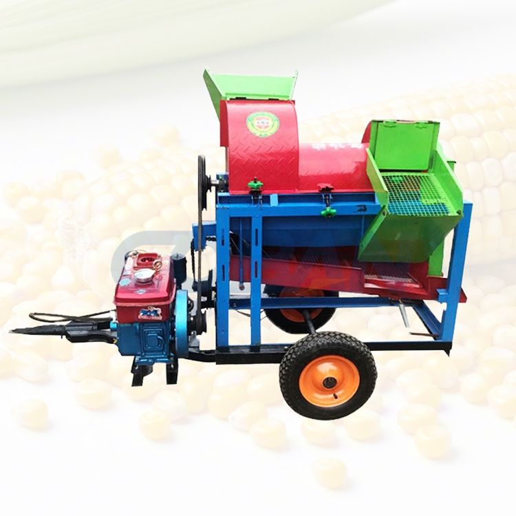 Corn Sheller Machine - آلة متعددة الوظائف لتقشير الذرة وفرز