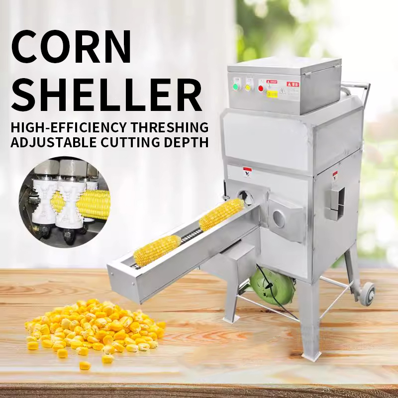 Corn Sheller Machine - تغذية تلقائية مقشر الذرة الجديد آلة