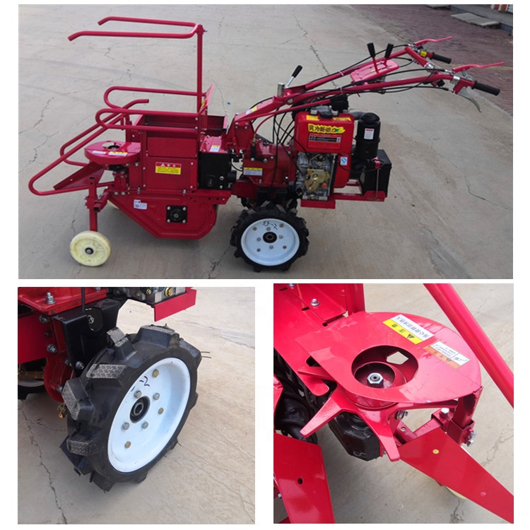 عالية الكفاءة الصينية سعر المص - مراجعة Combine Harvester Mini وسعره