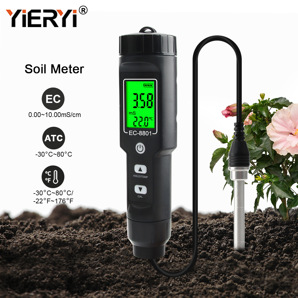 Yieryi EC/درجة الحرارة اختبار  - مراجعة Agriculture Farming Hand Tools وسعره