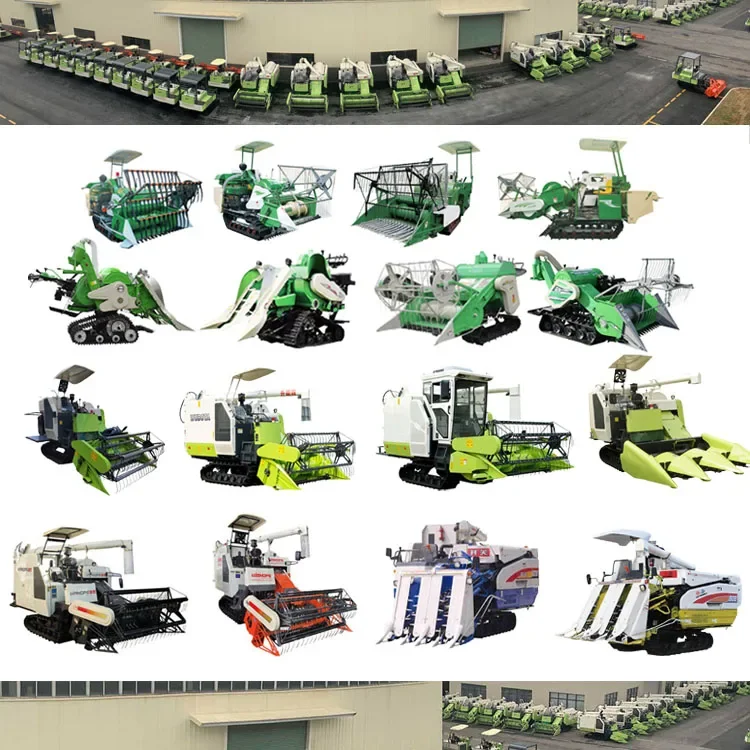 مزيج صغير لحصاد الأرز والقمح - مراجعة Combine Harvester Mini وسعره