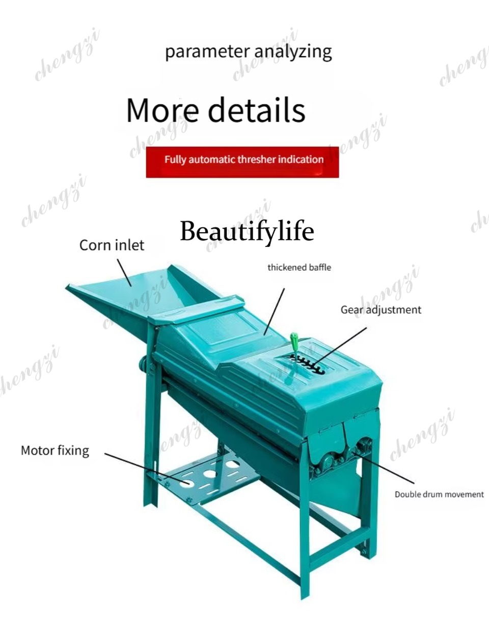 آلة تقشير الذرة الأوتوماتيكية  - مراجعة Corn Sheller Machine وسعره