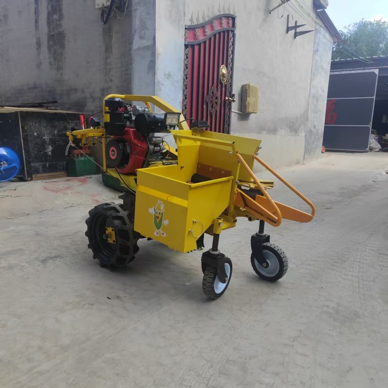 حصادة ذرة صغيرة منخفضة التكلفة - مراجعة Combine Harvester Mini وسعره