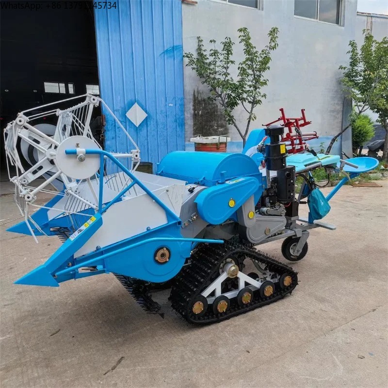حصادة وآلة دراس صغيرة الحجم تع - مراجعة Combine Harvester Mini وسعره