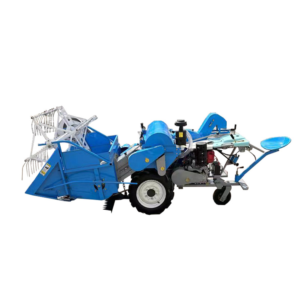 حصادة قمح وأرز صغيرة متعددة ال - مراجعة Combine Harvester Mini وسعره