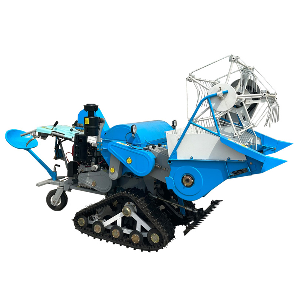 حصادة قمح وأرز صغيرة متعددة ال - مراجعة Combine Harvester Mini وسعره