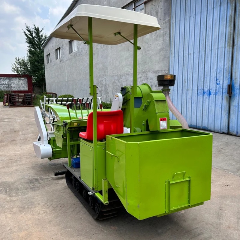 حصادة فول الصويا الزراعية بقوة - مراجعة Combine Harvester Mini وسعره