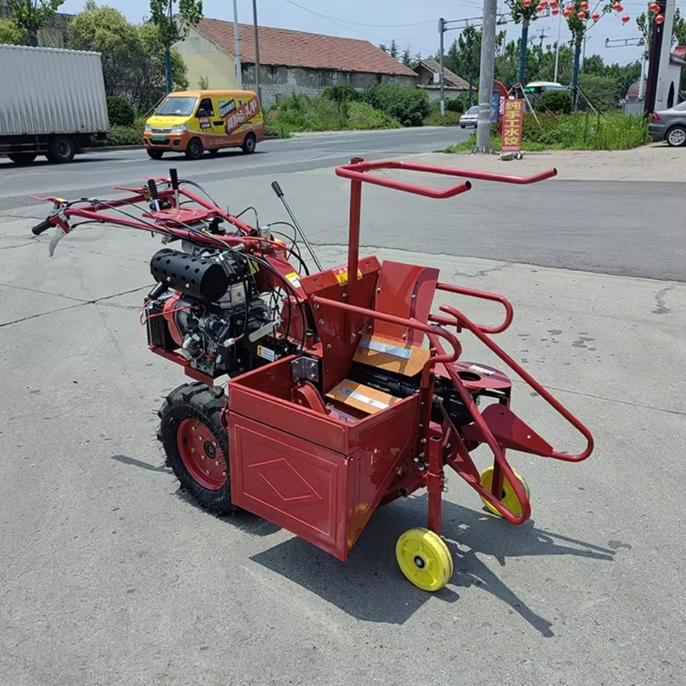 حصادة ذرة صغيرة، آلة حصاد الذر - مراجعة Combine Harvester Mini وسعره