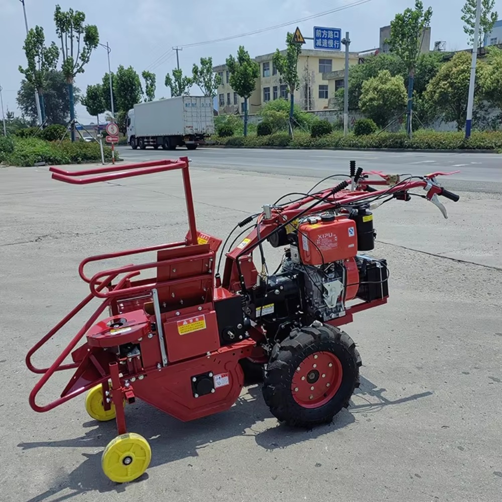 حصادة ذرة صغيرة، آلة حصاد الذر - مراجعة Combine Harvester Mini وسعره